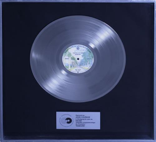Fleetwood Mac Rumours - Platinum BVMI award disc German MACAWRU537045