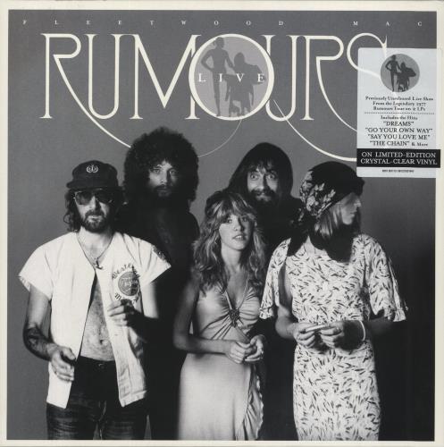 Fleetwood Mac Rumours Live - Crystal Clear Vinyl 2-LP vinyl record set (Double LP Album) UK MAC2LRU835928