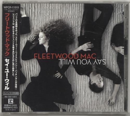 Fleetwood Mac Say You Will CD album (CDLP) Japanese MACCDSA309649