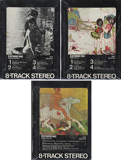Fleetwood Mac Set Of Three 8-Track Cartidges 8-track cassette US MAC8TSE313684