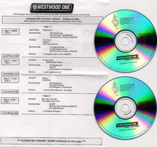 Fleetwood Mac Superstar Concert Series 2 CD album set (Double CD) US MAC2CSU154120