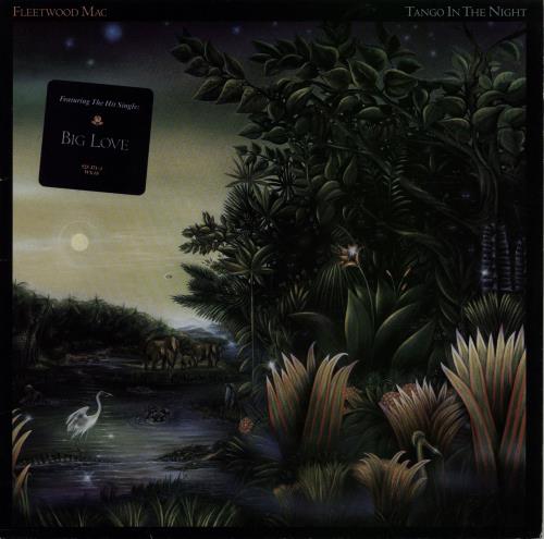 Fleetwood Mac Tango In The Night - Sticker on Sleeve vinyl LP album (LP record) German MACLPTA590888