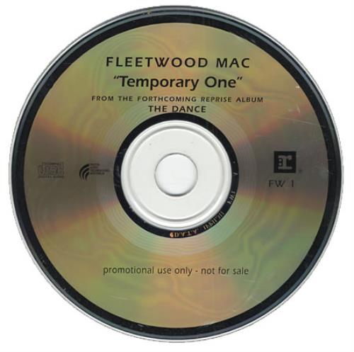 Fleetwood Mac Temporary One CD single (CD5 / 5") Australian MACC5TE126860