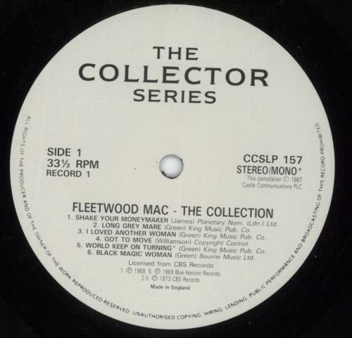 Fleetwood Mac The Collection 2-LP vinyl record set (Double LP Album) UK MAC2LTH494957