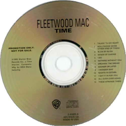 Fleetwood Mac Time CD album (CDLP) US MACCDTI88413
