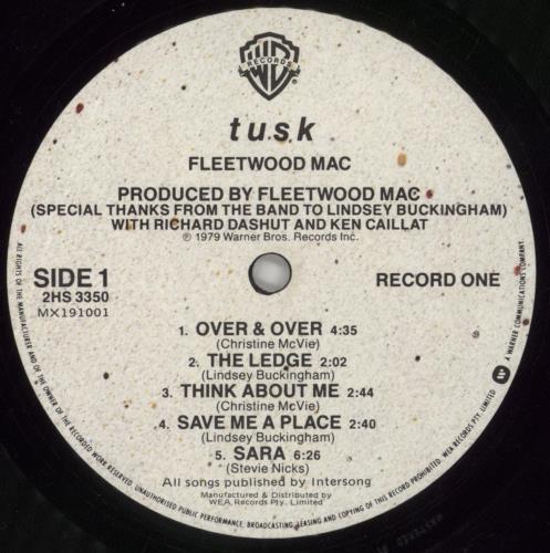 Fleetwood Mac Tusk - Title Hype Stickered Sleeve 2-LP vinyl record set (Double LP Album) US MAC2LTU860444