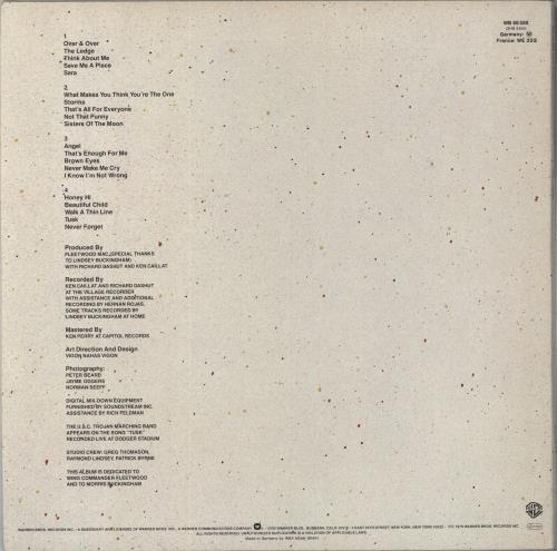 Fleetwood Mac Tusk 2-LP vinyl record set (Double LP Album) German MAC2LTU830071