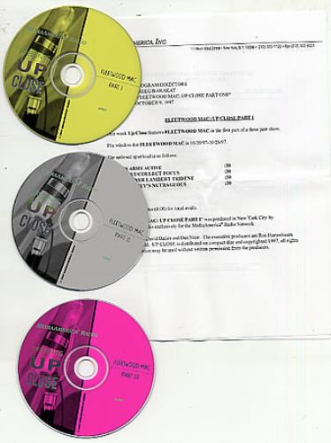 Fleetwood Mac Up Close 3-CD album set (Triple CD) US MAC3CUP100982
