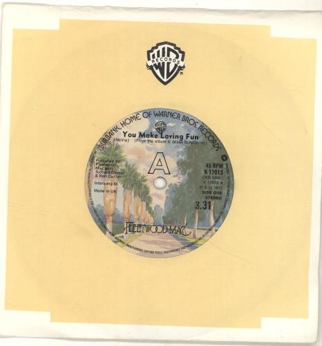 Fleetwood Mac You Make Loving Fun - 2nd 7" vinyl single (7 inch record / 45) UK MAC07YO692401