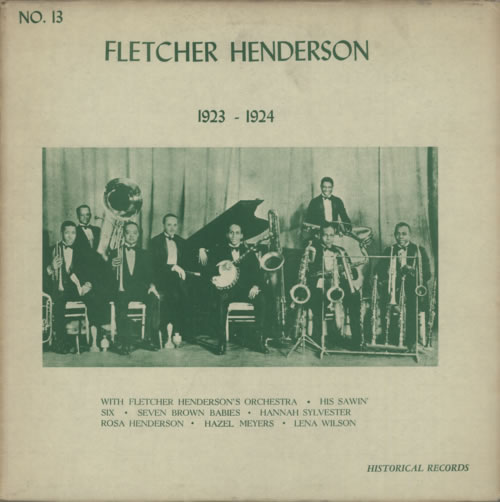 Fletcher Henderson Fletcher Henderson 1923 - 1924 vinyl LP album (LP record) US FEHLPFL618312