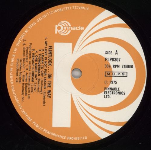 Flintlock ...On The Way vinyl LP album (LP record) UK FNLLPON788568