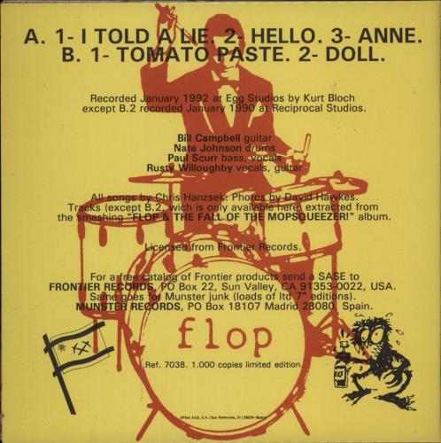 Flop We Are You 7" vinyl single (7 inch record / 45) Spanish 9PS07WE870610