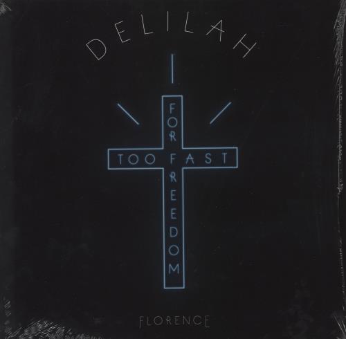 Florence + The Machine Delilah - RSD 16 - Blue Vinyl 12" vinyl single (12 inch record / Maxi-single) UK FMH12DE864453