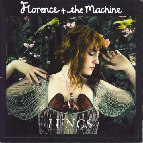 Florence + The Machine Lungs - EX vinyl LP album (LP record) UK FMHLPLU769611
