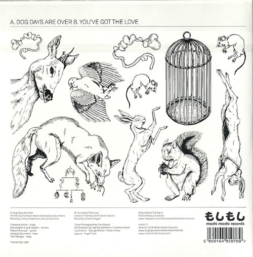 Florence + The Machine Dog Days Are Over UK 7" vinyl single (7 inch