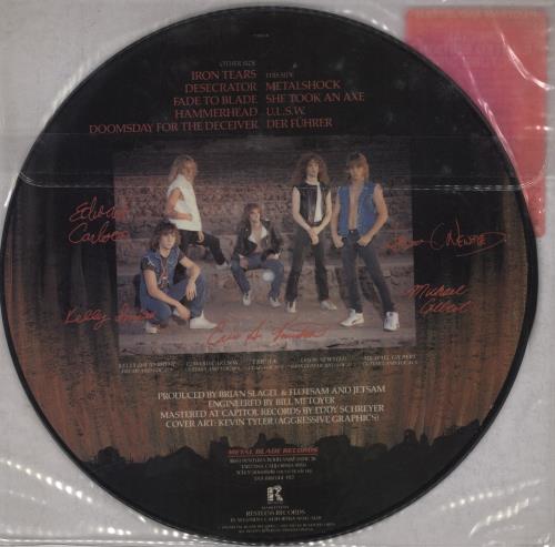 Flotsam And Jetsam Doomsday For The Deceiver picture disc LP (vinyl picture disc album) US F&JPDDO383961