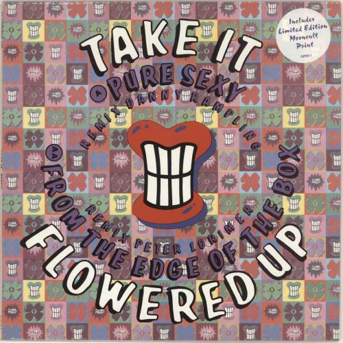 Flowered Up Take It + Print + Stickers 12" vinyl single (12 inch record / Maxi-single) UK FUP12TA699584