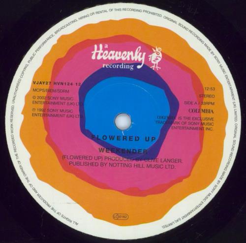 Flowered Up Weekender 12" vinyl single (12 inch record / Maxi-single) UK FUP12WE248998