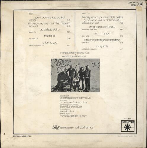 Fluff (70S) Fluff vinyl LP album (LP record) French 5M1LPFL806492