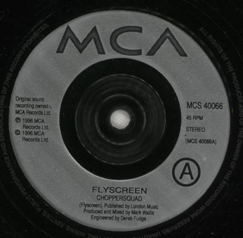 Flyscreen Choppersquad 7" vinyl single (7 inch record / 45) UK FL107CH326450