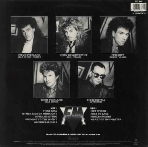 FM Indiscreet vinyl LP album (LP record) UK F-MLPIN356475