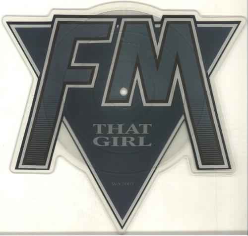 FM That Girl shaped picture disc (picture disc vinyl record) UK F-MSHTH373932