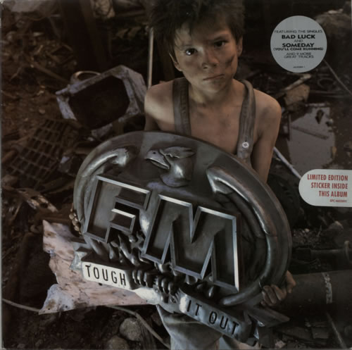 FM Tough It Out + Sticker Seal vinyl LP album (LP record) UK F-MLPTO596251