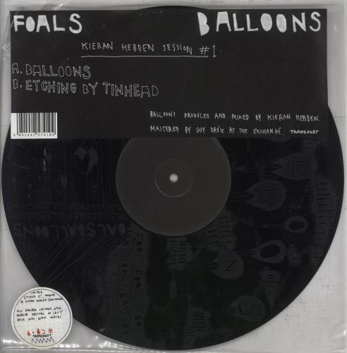 Foals Balloons - Kieran Hebden Session #1 12" vinyl single (12 inch record / Maxi-single) UK FOA12BA436383