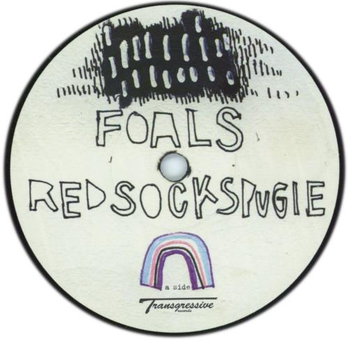 Foals Red Socks Pugie 7" vinyl single (7 inch record / 45) UK FOA07RE435245