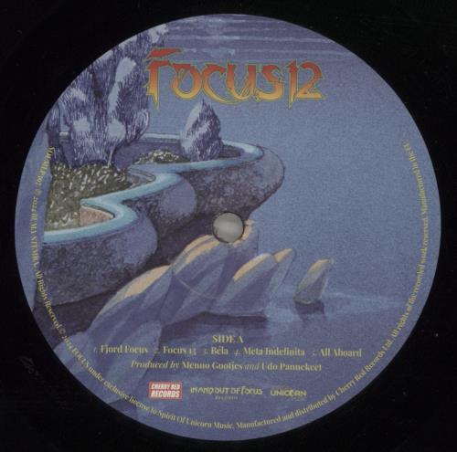 Focus Focus12 + Autographed Postcard vinyl LP album (LP record) UK FOCLPFO889357