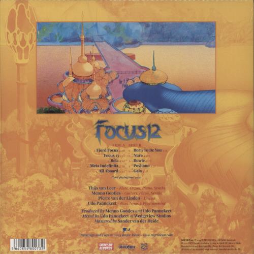Focus Focus12 + Autographed Postcard vinyl LP album (LP record) UK FOCLPFO889357