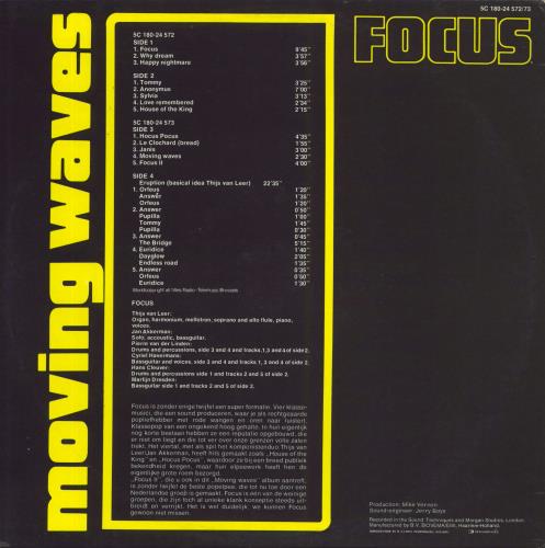 Focus Moving Waves - EX 2-LP vinyl record set (Double LP Album) Dutch FOC2LMO808219