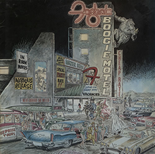 Foghat Boogie Motel 7" vinyl single (7 inch record / 45) French FGH07BO575374