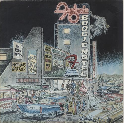 Foghat Boogie Motel vinyl LP album (LP record) French FGHLPBO684790