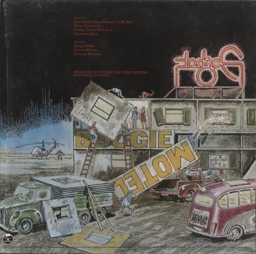Foghat Boogie Motel vinyl LP album (LP record) Belgian FGHLPBO849195
