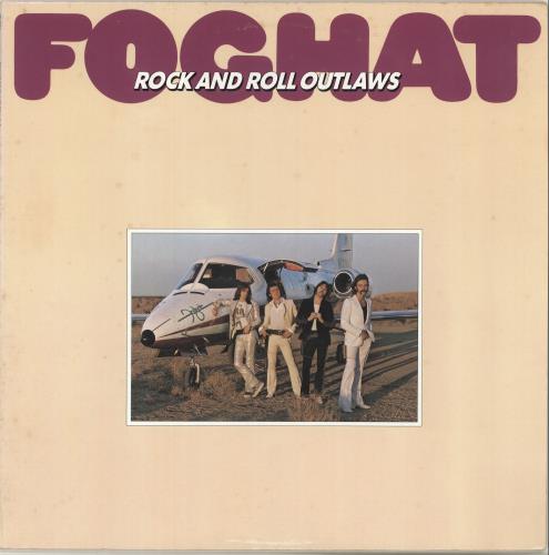 Foghat Rock And Roll Outlaws vinyl LP album (LP record) US FGHLPRO701942