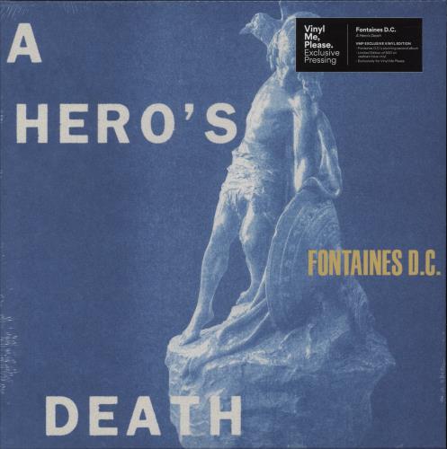 Fontaines D.C. A Hero's Death - Seafoam Blue Vinyl - Sealed vinyl LP album (LP record) US 11OLPAH869825