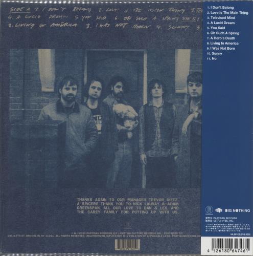 Fontaines D.C. A Hero's Death - Sealed vinyl LP album (LP record) Japanese 11OLPAH869826