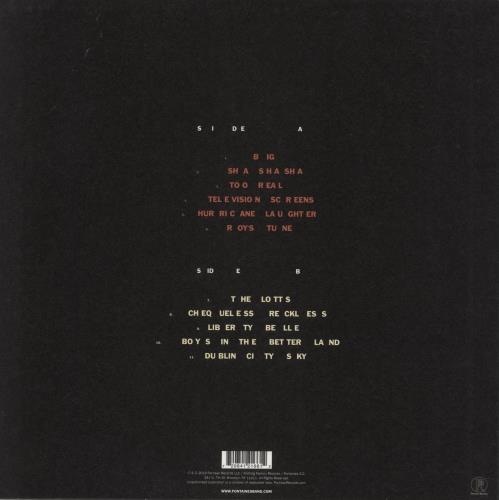 Fontaines D.C. Dogrel - EX vinyl LP album (LP record) UK 11OLPDO874325