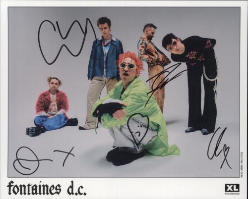 Fontaines D.C. Romance - Hot Pink Vinyl - Sealed + Autographed Photo vinyl LP album (LP record) UK 11OLPRO873150