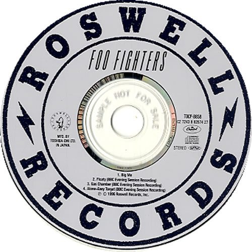 Foo Fighters Big Me CD single (CD5 / 5") Japanese FOOC5BI143658