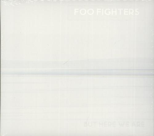 Foo Fighters But Here We Are - White Vinyl - Sealed + Lyric Litho & CD vinyl LP album (LP record) UK FOOLPBU869477