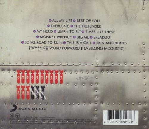 Foo Fighters Greatest Hits CD album (CDLP) UK FOOCDGR487521