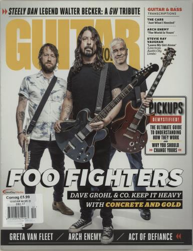 Foo Fighters Guitar World - December 2017 magazine US FOOMAGU686903