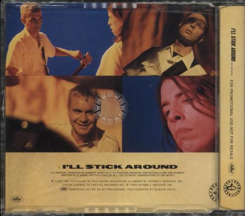 Foo Fighters I'll Stick Around CD single (CD5 / 5") UK FOOC5IL97263