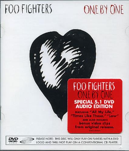 Foo Fighters One By One DVD-Audio disc US FOOADON284311