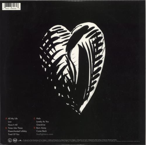 Foo Fighters One By One 10" vinyl single (10 inch record) US FOO10ON869480