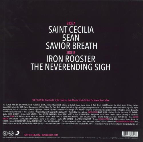 Foo Fighters Saint Cecilia EP 12" vinyl single (12 inch record / Maxi-single) UK FOO12SA797958