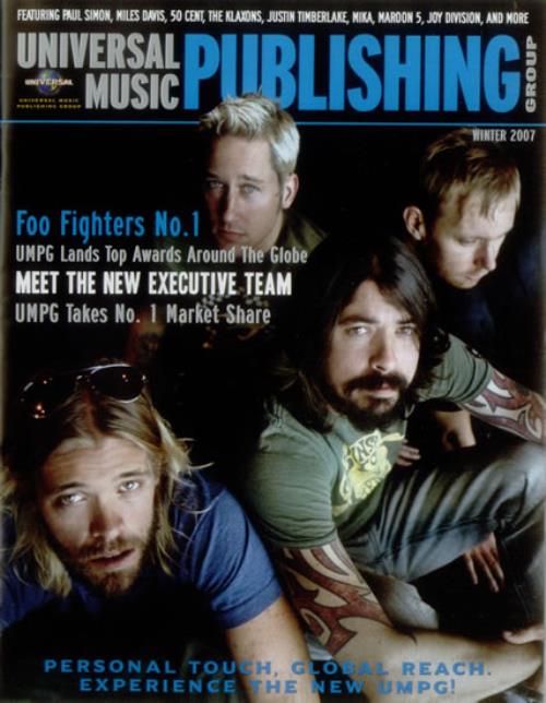 Foo Fighters Universal Music Publishing Group magazine US FOOMAUN548281
