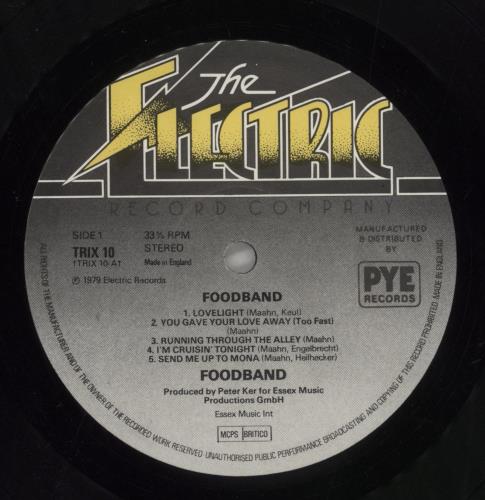 Foodband Foodband vinyl LP album (LP record) UK FPQLPFO857759